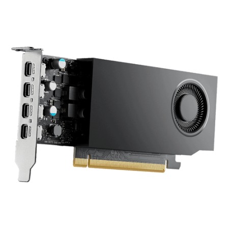 PNY VGA QUADRO RTX A400, 4GB GDDR6, 4x mDP, 3x mDP to DP adapter, 1x ATX BRACKET, LOW PROFILE