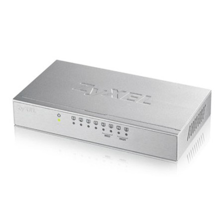 ZYXEL SWITCH UNMANAGED 8 PORTE GIGABIT (8 PORTE PoE, FINO A 60W), CHASSIS METALLO, DESKTOP  PORTE PoE, FINO A 60