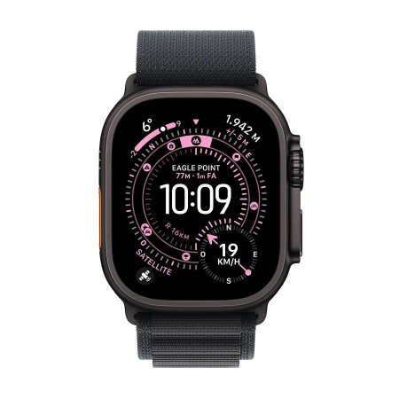 APPLE WATCH ULTRA 3GPS + CELLULAR49MMBLACK TITANIUM CASE WITH BLACK ALPINE LOOP - MEDIUM