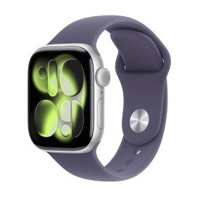 APPLE WATCH SERIES 11GPS + CELLULAR 42MM SILVER ALUMINIUM CASE WITH PURPLE FOG SPORT BAND - S/M