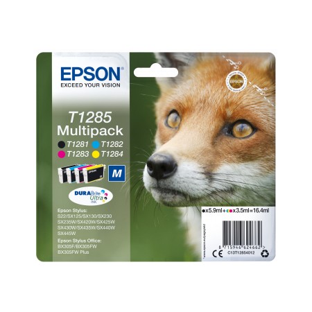 EPSON CART INK MULTIPACK T128 (NERO, CIANO, MAGENTA, GIALLO), SERIE M VOLPE