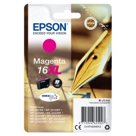 EPSON CART INK XL MAGENTA PER WF-2510WF, WF-2520NF, WF-2530WF WF-2540WF SERIE 16XL PENNA E CRUCIVERBA