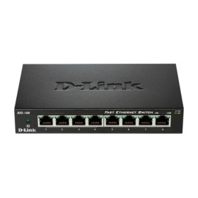 D-LINK SWITCH 8 PORTE 10/100 CASE METALLICO