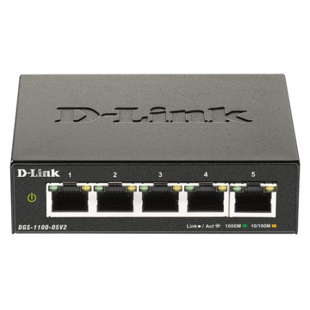 D-LINK SWITCH 5 PORTE GIGABIT MANAGED