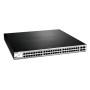 D-LINK SWITCH EASYSMART 52 PORTE GIGABIT POE 370W 4 SLOT SFP/COMBO 19 RACKMOUNT