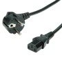VALUE CAVO DI ALIMENTAZIONE, CONNETTORE DIRETTO IEC, NERO, 1.8M