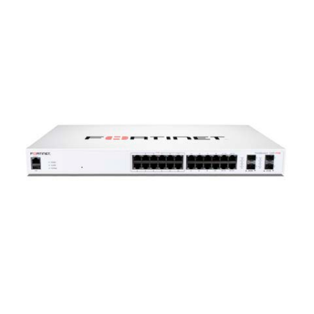 FORTISWITCH-124F-FPOE SWITCH L2+ MANAGED POE CON 24 P. GE + 4SFP+, 24 P. POE POE POWER BUDGET 370W
