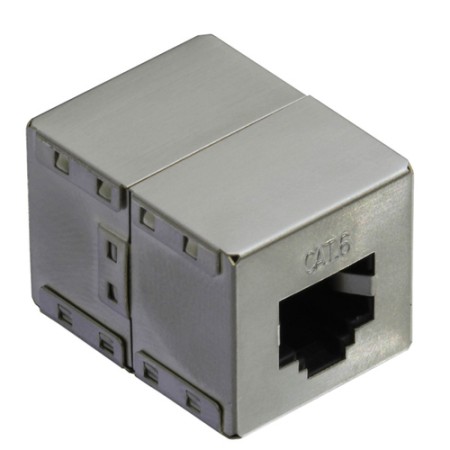 VALUE ACCOPPIATORE MODULARE CAT6E STP RJ45 ARGENTO
