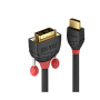 LINDY CAVO HDMI A DVI-D BLACK LINE, 1M