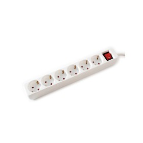 VALUE POWER STRIP, 6X, CON INTERRUTTORI, BIANCO, 1.5M, SHUKO