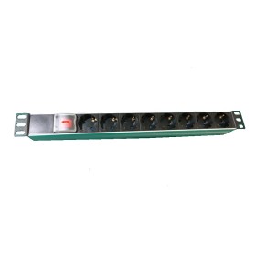 LINK MULTIPRESA DA RACK 19", 8 PRESE SCHUKO CON INTERRUTTORE SPINA SCHUKO 16A