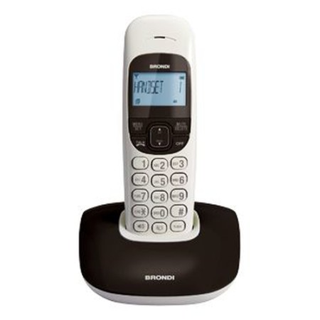 BRONDI TELEFONO CORDLESS NICE NERO/BIANCO