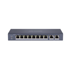 HIKVISION SWITCH 8P LAN 10/100M RJ45 POE+2P GIGABIT RJ45 HIKVISION DS-3E0310P-E/M 802.3AF/AT, POE PO