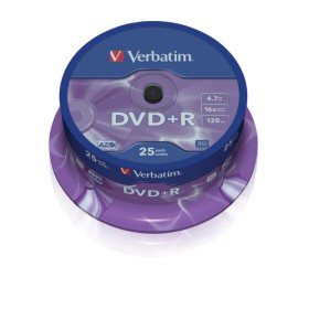 VERBATIM 25 DVD+R 4,7GB AZO 16X CAKE