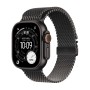 APPLE WATCH ULTRA 3GPS + CELLULAR49MMBLACK TITANIUM CASE WITH BLACK TITANIUM MILANESE LOOP - SMAL