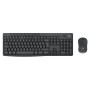 LOGITECH BUNDLE TASTIERA WIRELESS+MOUSE DESKTOP MK370 SILENT COMBO, USB, LAYOUT ITA, COLORE NERO