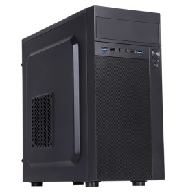 ITEK CASE THEON - MID TOWER, MATX, PSU 500W,  2XUSB3, FULL BLACK