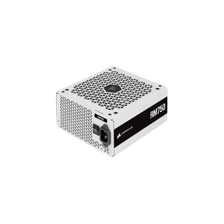 CORSAIR ALIMENTATORE RM750E WHITE, 750 WATT, CYBENETICS GOLD CERTIFIED, FULLY MODULAR POWER SUPPLY