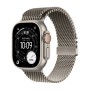 APPLE WATCH ULTRA 3GPS + CELLULAR49MMNATURAL TITANIUM CASE WITH NATURAL TITANIUM MILANESE LOOP -