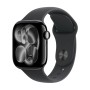 APPLE WATCH SERIES 11GPS + CELLULAR 42MMJET BLACK ALUMINIUM CASE WITH BLACK SPORT BAND - S/M