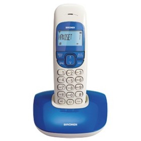 BRONDI TELEFONO CORDLESS NICE BIANCO/BLU