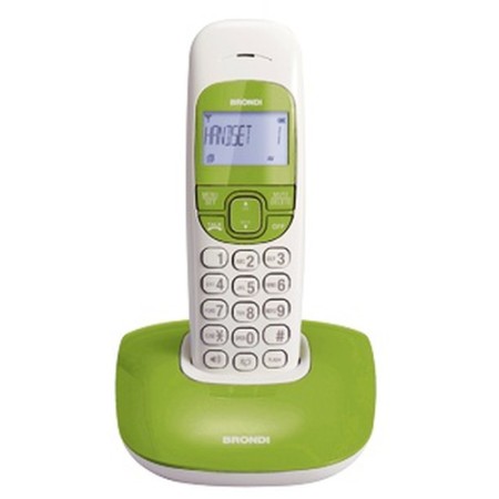 BRONDI TELEFONO CORDLESS NICE BIANCO/VERDE