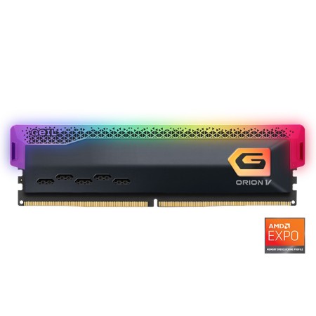 GEIL RAM 32GB(16GBX2) DDR5 ORION V RGB-GRAY PC5-41600 5200MHZ 38-44-44-84
