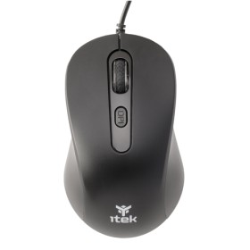 ITEK MOUSE CLK C01  USB  OTTICO 3600DPI  4 TASTI  SILENT SWITCH