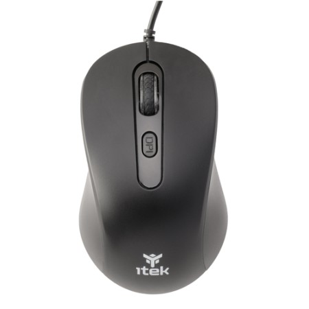 ITEK MOUSE CLK C01  USB  OTTICO 3600DPI  4 TASTI  SILENT SWITCH
