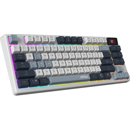 MSI  GK600 BLUE FORGE KEYBOARD ITA  WHITE DARK BLUE25 LIGHT