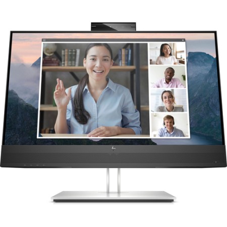 HP MONITOR 23,8 LED IPS 16:9 FHD 5MS 250 CDM, PIVOT, WEBCAM, VGA/DP/HDMI, MULTIMEDIALE, E24mv