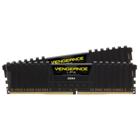 CORSAIR RAM VENGEANCE LPX 16GB (2x8GB) DDR4 3200 (PC4-25600) C16 1.35V DESKTOP MEMORY - BLACK