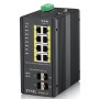 ZYXEL SWITCH INDUSTRIALE MANAGED, 12X GIGABIT POE 240W, DIN RAIL, ALIM. 12-58V DC