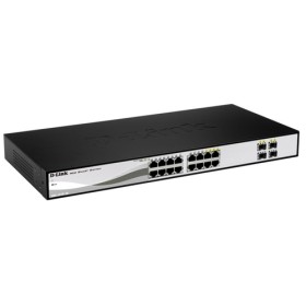 D-LINK SWITCH 16 PORTE GIGABIT 4 COMBO 1000BASET/SFP RACK MONTABILE