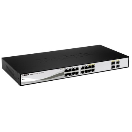 D-LINK SWITCH 16 PORTE GIGABIT 4 COMBO 1000BASET/SFP RACK MONTABILE