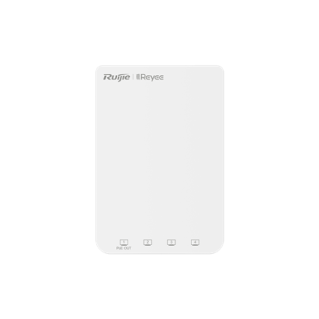 REYEE CLOUD ACCESS POINT WIFI5 AC1300 1 PORTA POE, 3XRJ45, INSTALLAZIONE DA INCASSO