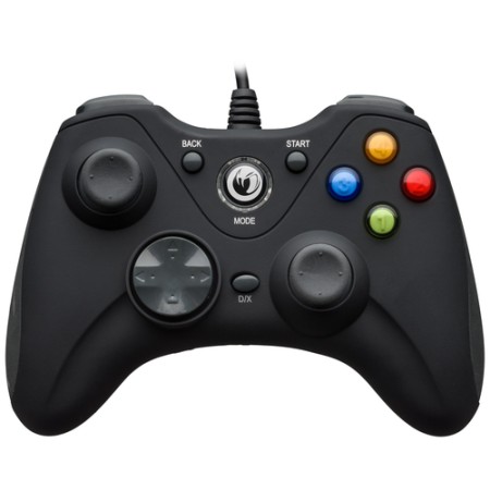 NACON CONTROLLER WIRED PER PC CON PULSANTE HOME COMPATIBILE CON TUTTI I GIOCHI PER PC E CON WINDOWS XP/VISTA/7/8/10 - BLACK