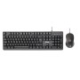 ITEK TASTIERA + MOUSE  DEC C01  USB  MOUSE OTTICO 3600DPI  TASTIERA MEMBRANA 105 TASTI CAVO  1.5M