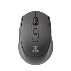 ITEK MOUSE CLK W24B  WIRELESS 2.4G  BLUETOOTH  OTTICO  1600 DPI  6 TASTI  SILENT  SWITCH ERGONOMICO
