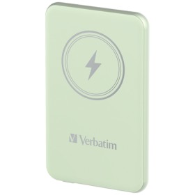 VERBATIM POWER BANK WIRELESS MAGNETICO 5000 mAh VERDE