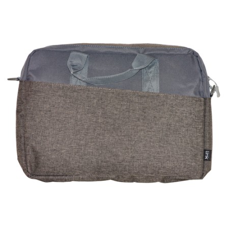 LINK BORSA PER NOTEBOOK 15.6 IN PLASTICA RICICLATA RPET 42X29X6 GRIGIO