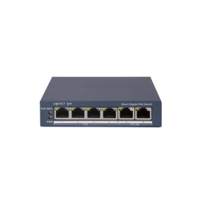 HIKVISION SWITCH L2, SMART MANAGED, 4 GIGABIT RJ45 POE PORTS, 2 GIGABIT RJ45 PORT, 802.3AF/AT, POE P