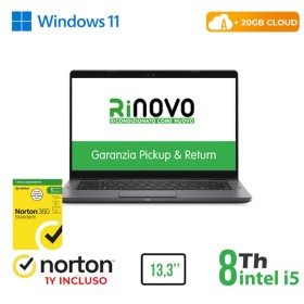 RINOVO NB DELL REFURBISHED  Latitude 5300 i5-8X00/DDR4 16GB SSD 256GB 13.3" W11P CLOUD20GB Grade A 1
