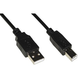 LINK CAVO USB 2.0 CONNETTORI A-B IN RAME MT 1,80 NERO