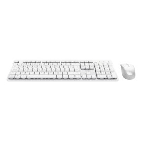 TRUST BUNDLE TASTIERA E MOUSE ODY II, BIANCO, IT