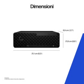 HP WKS Z2 SFF G1i Workstation AI Wolf Pro Security Edition Ultra 7 265 32GB 1T SSD RTX A400 4GB WIN