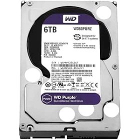 WESTER DIGITAL HARD DISK INTERNO PURPLE 6TB SATA 3,5" 64MB CACHE 5400RPM  ** RICONDIZIONATO**