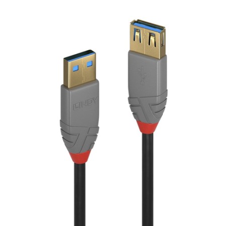 LINDY PROLUNGA USB 3.2 TIPO A, 5 GBIT/S, ANTHRA LINE, 1M