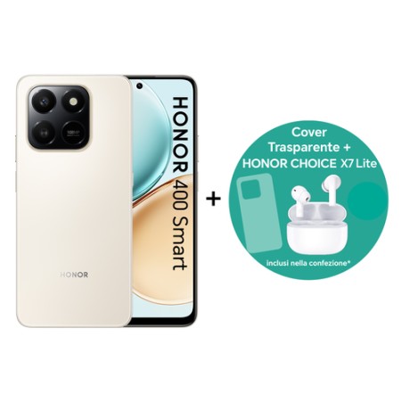 HONOR SMARTPHONE 400 SMART 8 256GB GL+X7 LIT WH+CASE