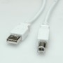 VALUE CAVO PER STAMPANTE  USB2.0 Cable, A - B, M/M, 1.8M